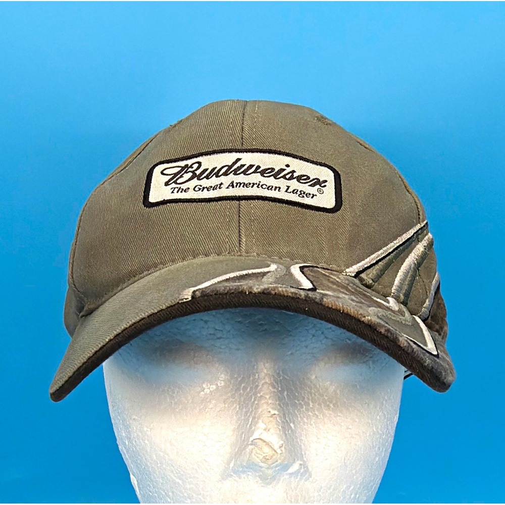Budweiser Great American Lager Adjustable Baseball Cap Hat Breweriana